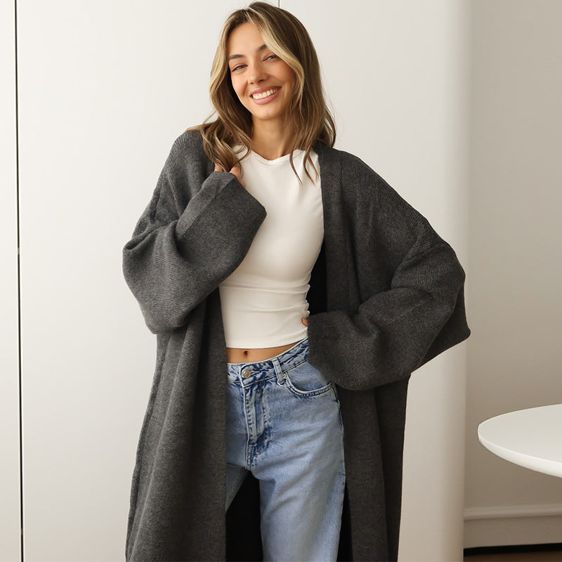 Damer Oversize-stickjacka Mirla-Eva Jonsson