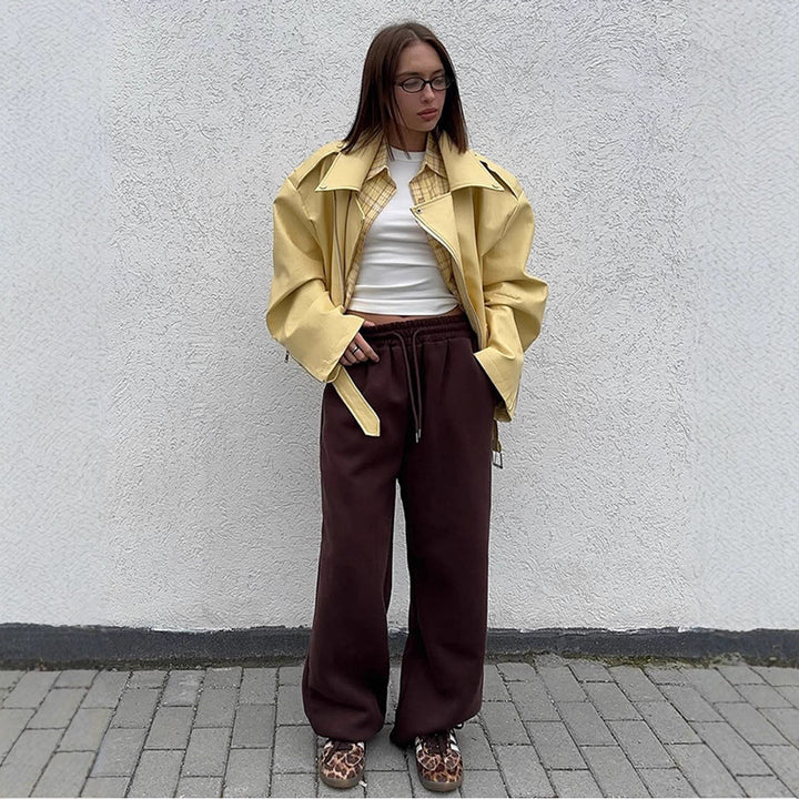 Damer Oversized Bikerjacka med smickrande skärning Mirla-Eva Jonsson