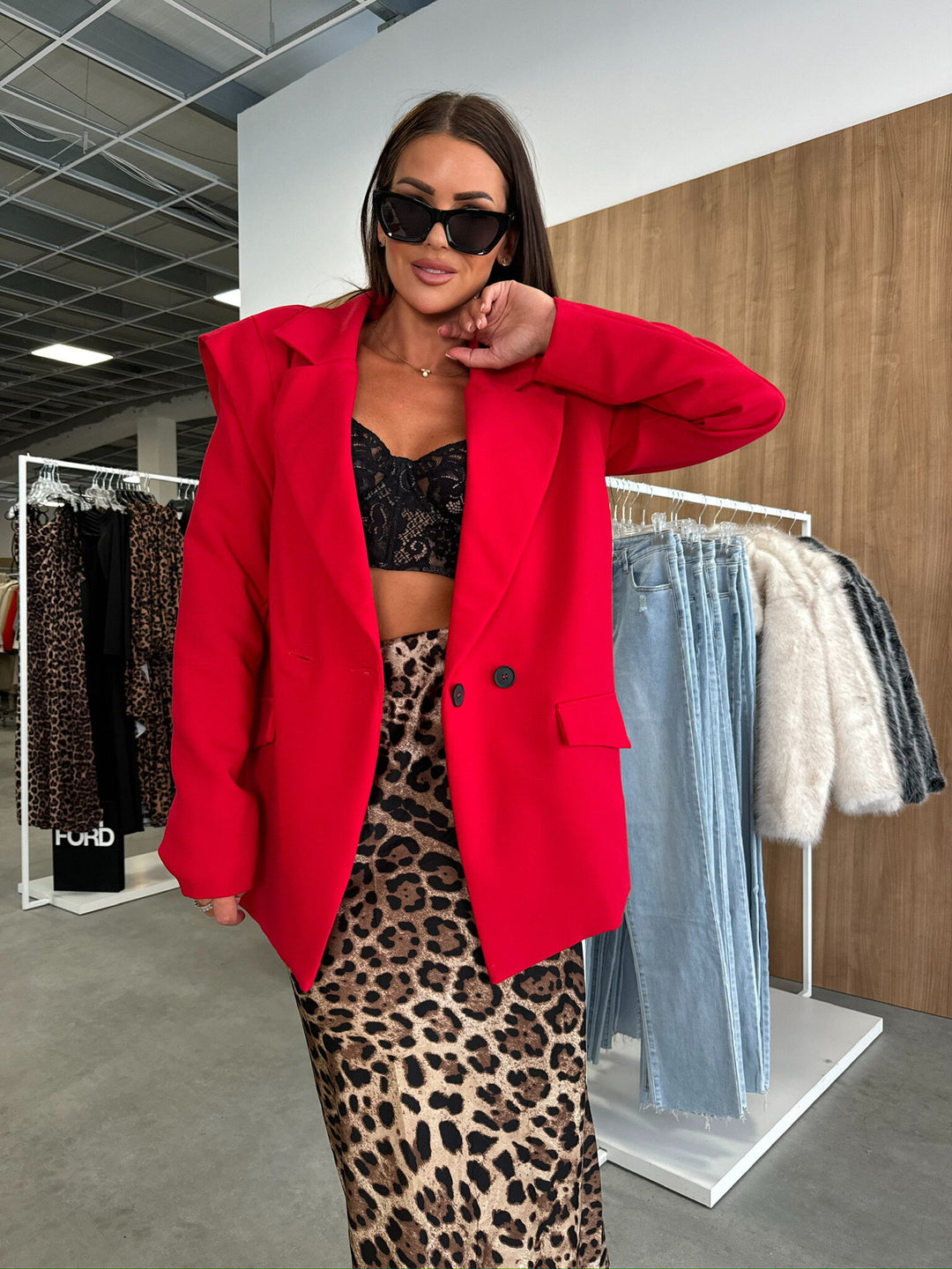 Damer Oversized Blazer Mirla-Eva Jonsson