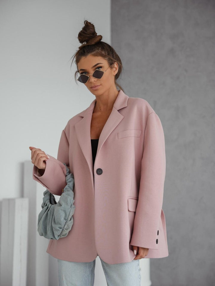 Damer Oversized Blazer med avslappnad skärning från Mirla-Eva Jonsson