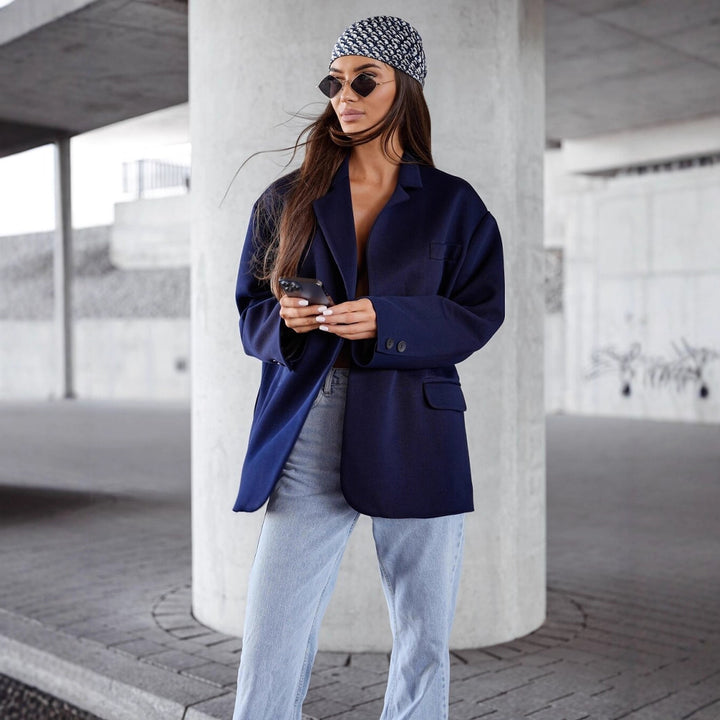 Damer Oversized Blazer med avslappnad skärning från Mirla-Eva Jonsson