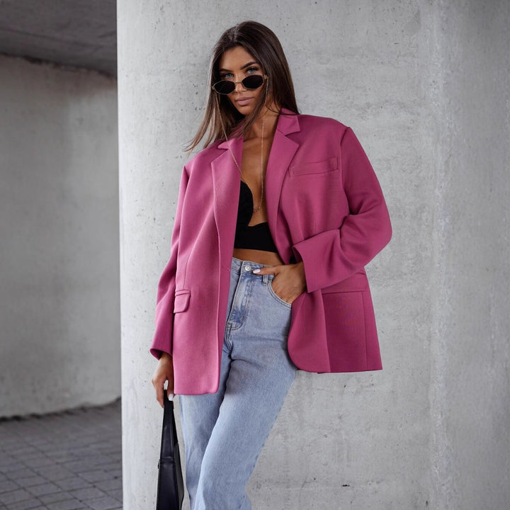 Damer Oversized Blazer med avslappnad skärning från Mirla-Eva Jonsson