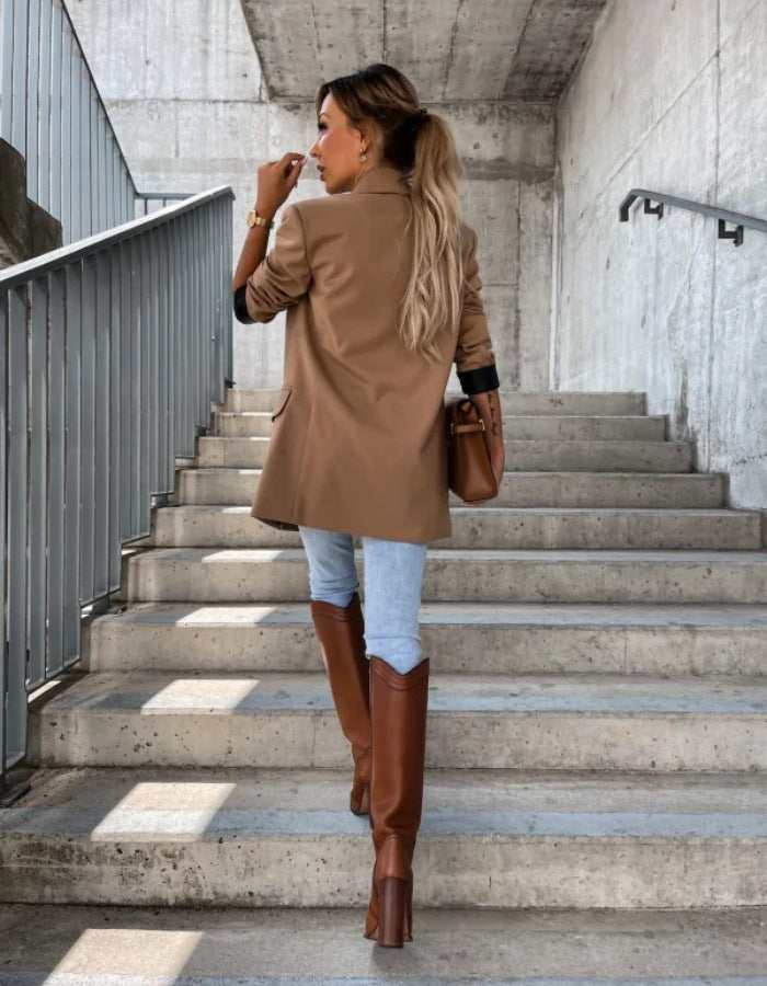 Damer Oversized Blazer med dubbelknäppning Mirla-Eva Jonsson