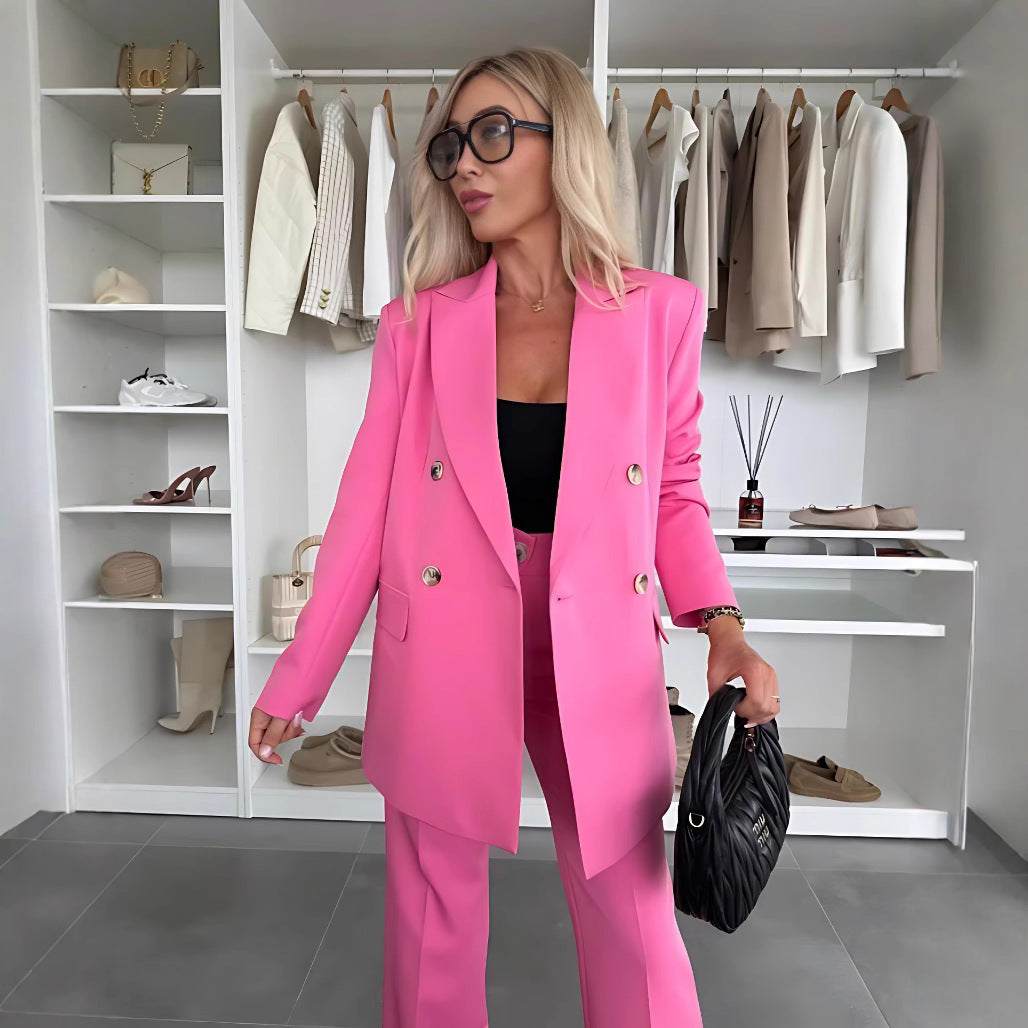 Damer Oversized Blazer med dubbelknäppning Mirla-Eva Jonsson