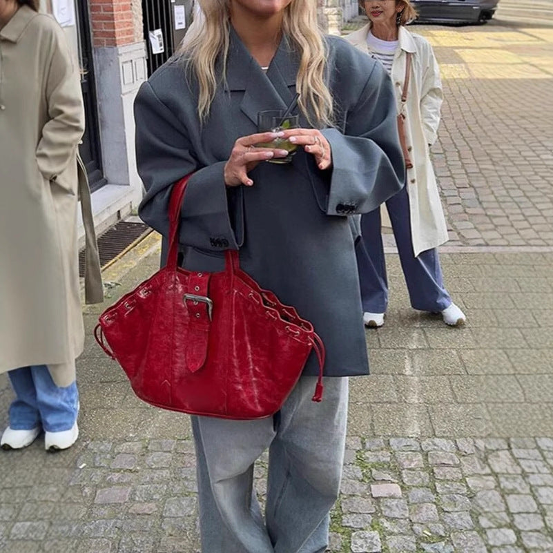 Damer Oversized Blazer med elegant ficka och snyggt slag Mirla-Eva Jonsson