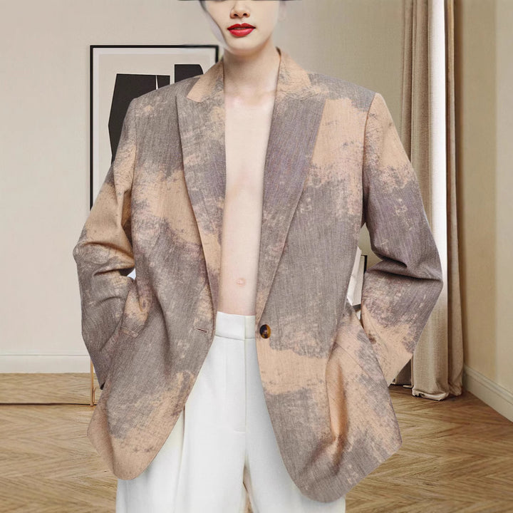 Damer Oversized Blazer med konstfull färgövergång Mirla-Eva Jonsson