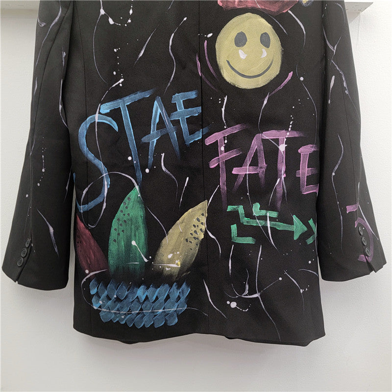 Damer Oversized Blazer med konstnärliga broderier Mirla-Eva Jonsson