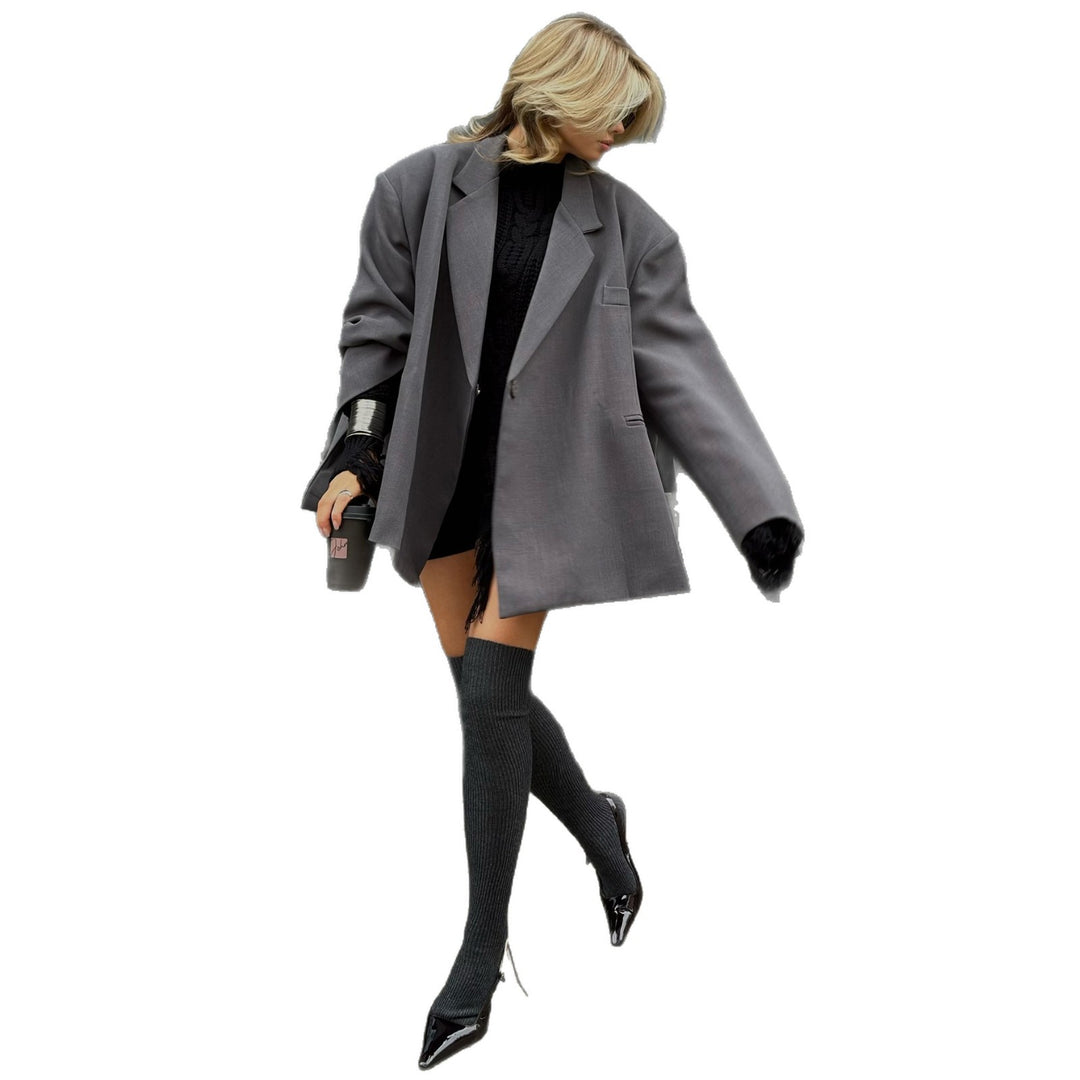 Damer Oversized Blazer med moderna detaljer Mirla-Eva Jonsson