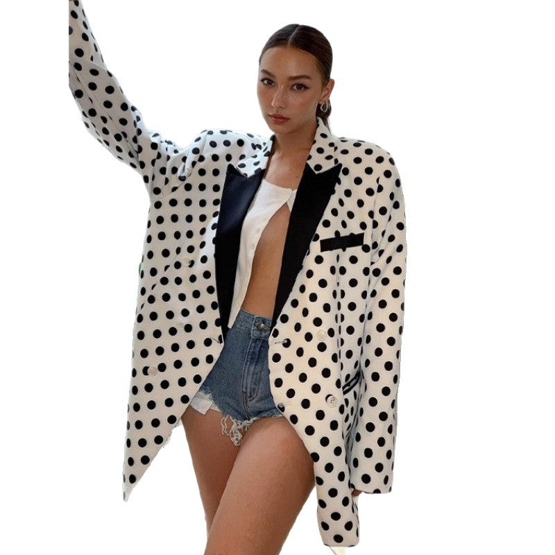Damer Oversized Blazer med prickar Mirla-Eva Jonsson