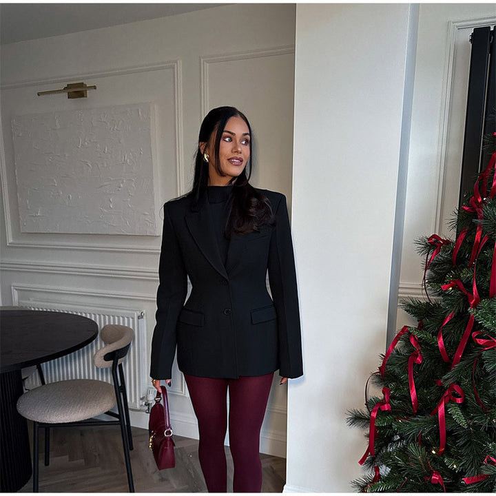 Damer Oversized Blazer med strukturerad design och figursydd passform Mirla-Eva Jonsson