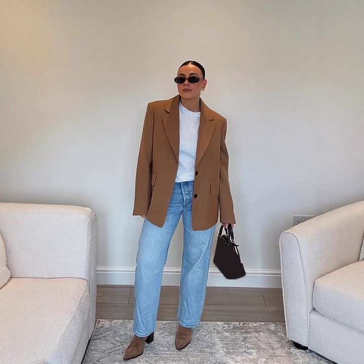 Damer Oversized Blazerjacka i modern skärning Mirla-Eva Jonsson