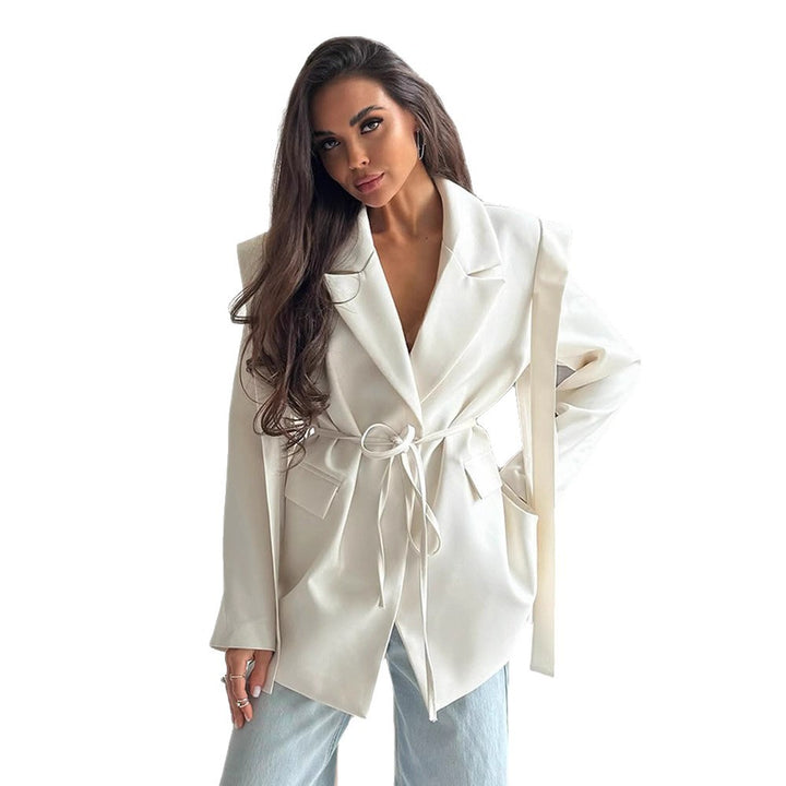 Damer Oversized Blazerjacka med midjeband Mirla-Eva Jonsson