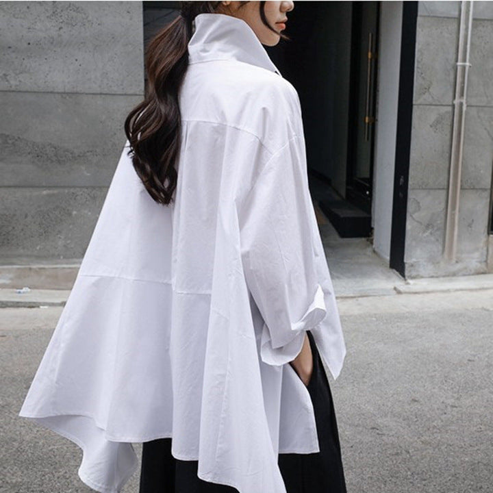 Damer Oversized Blus med Strukturerad Klippning och Moderiktiga Ärmar Mirla-Eva Jonsson
