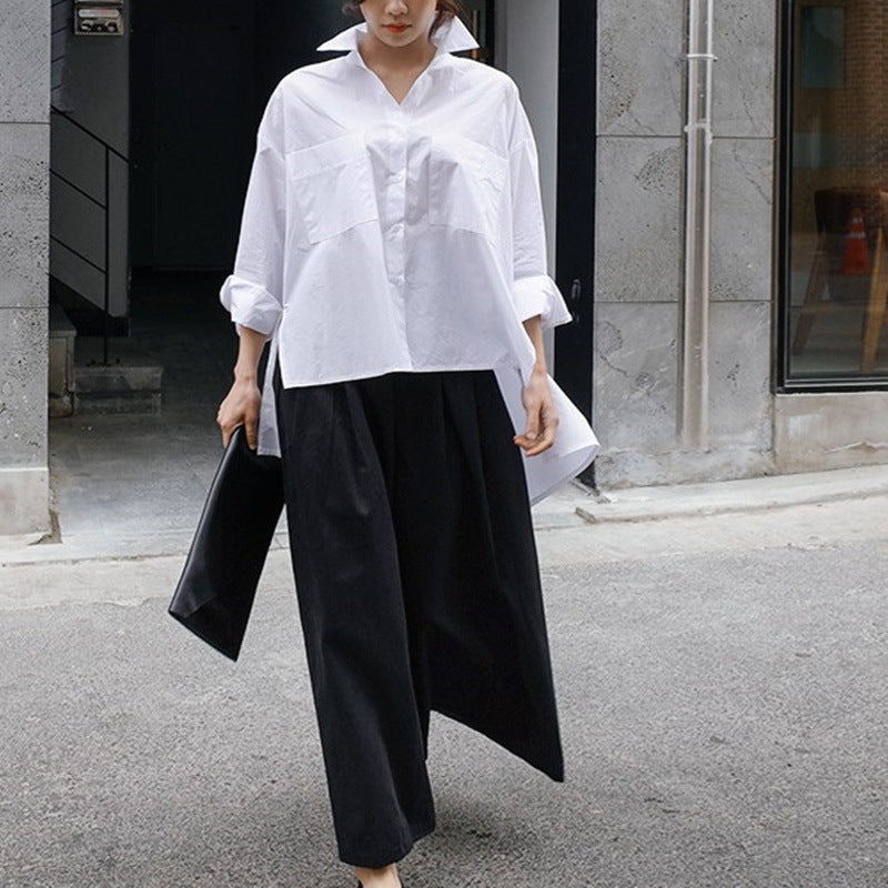 Damer Oversized Blus med Strukturerad Klippning och Moderiktiga Ärmar Mirla-Eva Jonsson