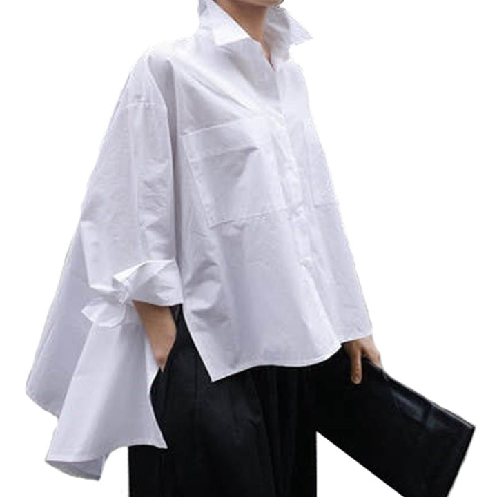Damer Oversized Blus med Strukturerad Klippning och Moderiktiga Ärmar Mirla-Eva Jonsson