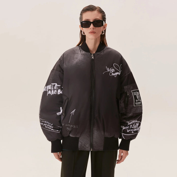 Damer Oversized Bombarjacka Mirla-Eva Jonsson