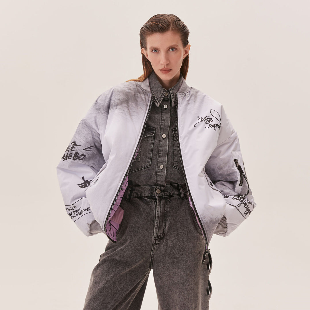 Damer Oversized Bombarjacka Mirla-Eva Jonsson