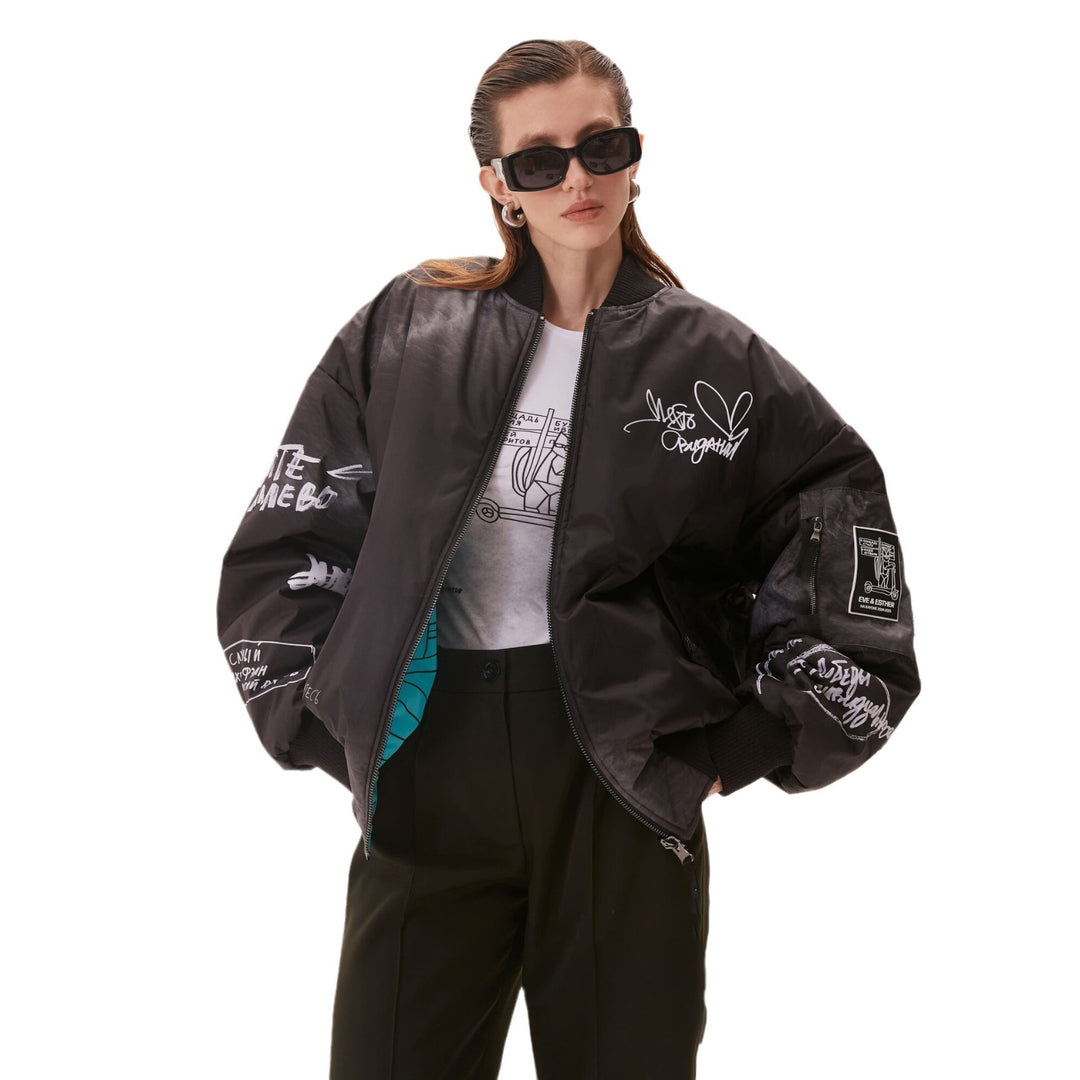 Damer Oversized Bombarjacka Mirla-Eva Jonsson