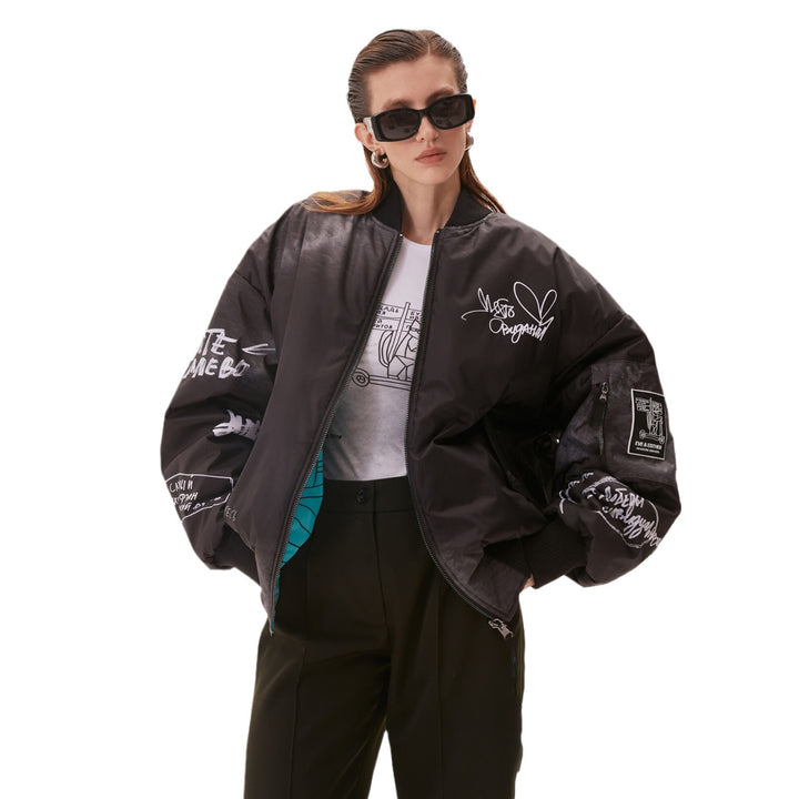 Damer Oversized Bombarjacka Mirla-Eva Jonsson
