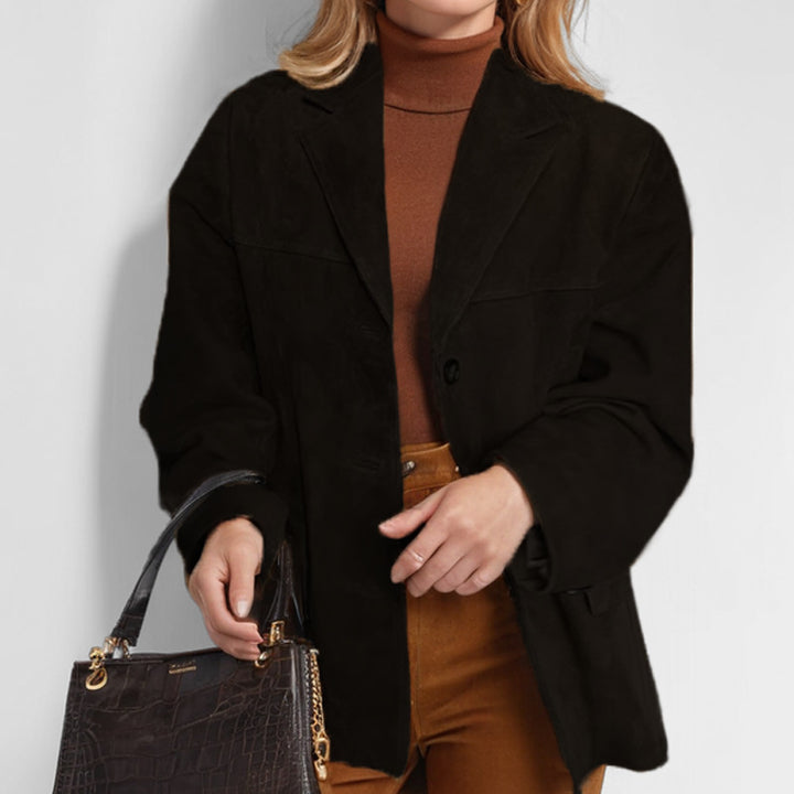 Damer Oversized Bomullsjacka med avslappnad passform Mirla-Eva Jonsson