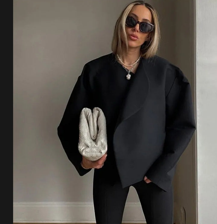 Damer Oversized Couture-jacka med strukturerad skärning Mirla-Eva Jonsson