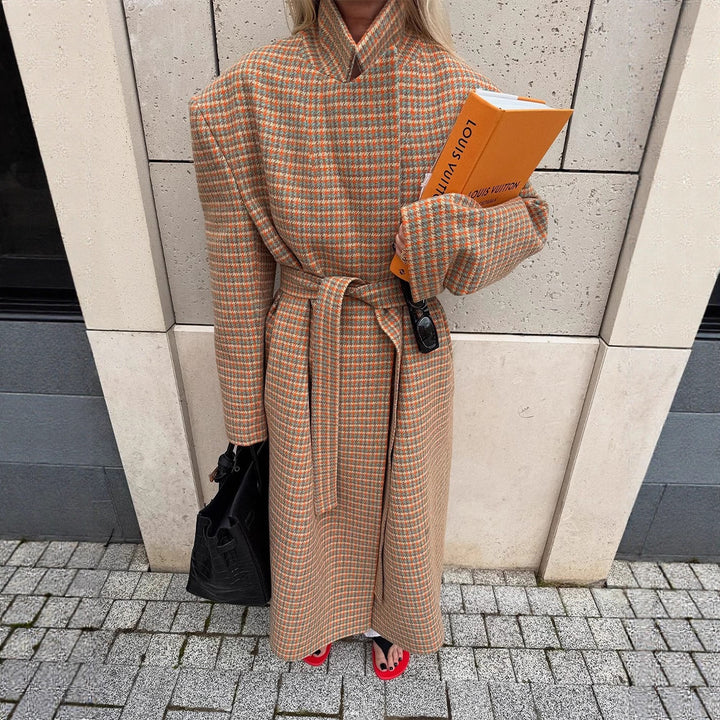Damer Oversized Dubbelknäppt Kappa Mirla-Eva Jonsson