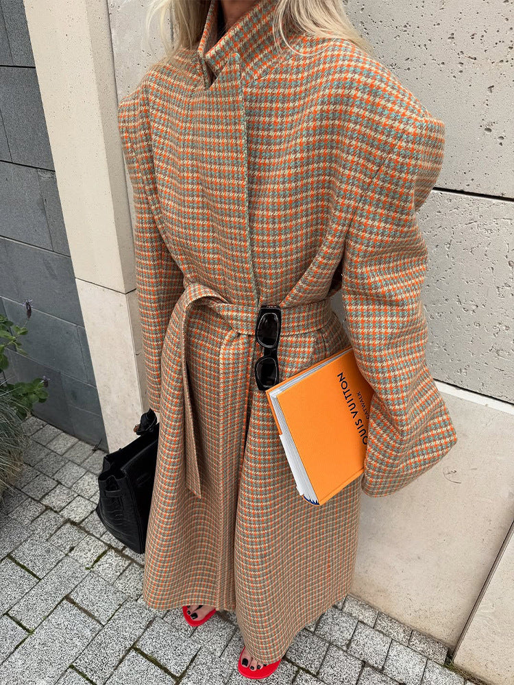 Damer Oversized Dubbelknäppt Kappa Mirla-Eva Jonsson