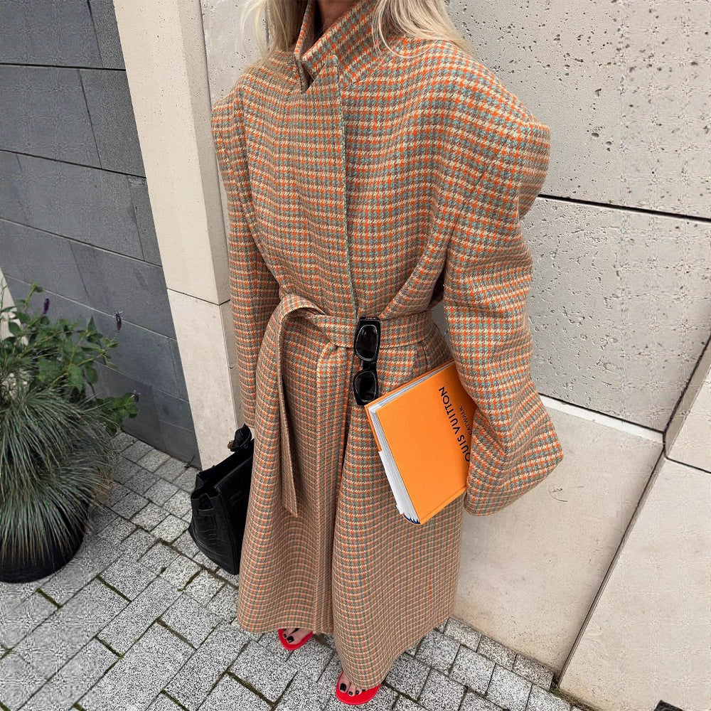 Damer Oversized Dubbelknäppt Kappa Mirla-Eva Jonsson