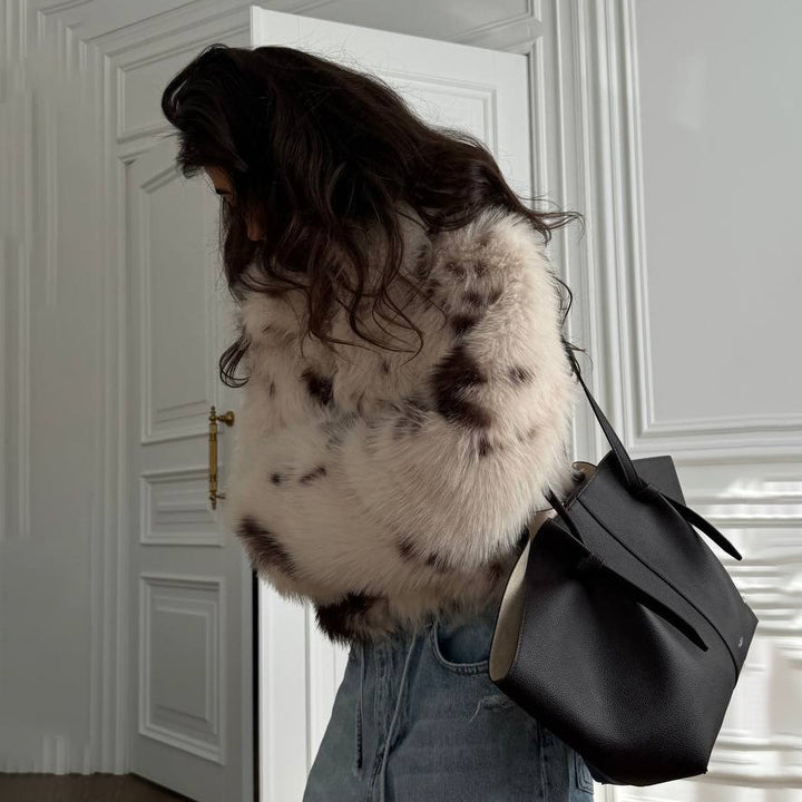 Damer Oversized Faux Fur Jacka Mirla-Eva Jonsson