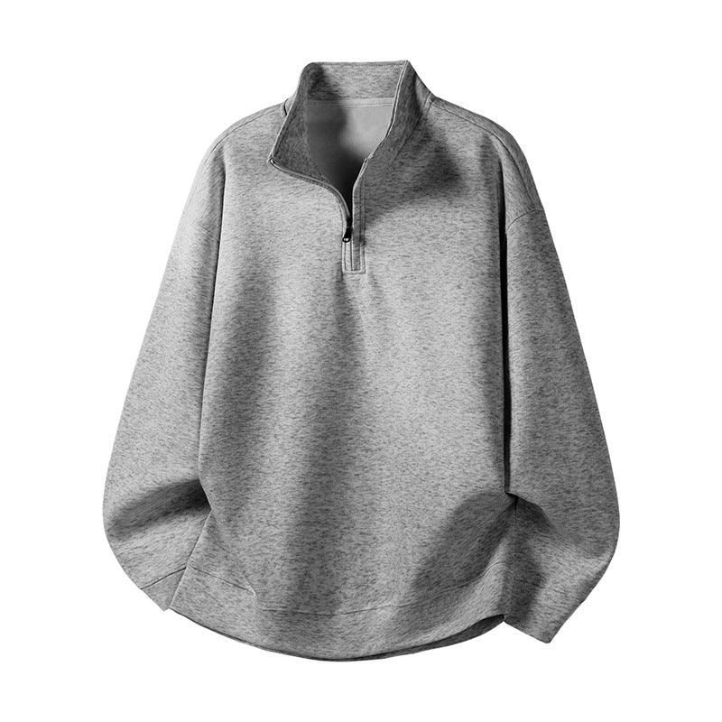 Damer Oversized Fleecetröja med halv öppen krage Eva Jonsson-Eva Jonsson