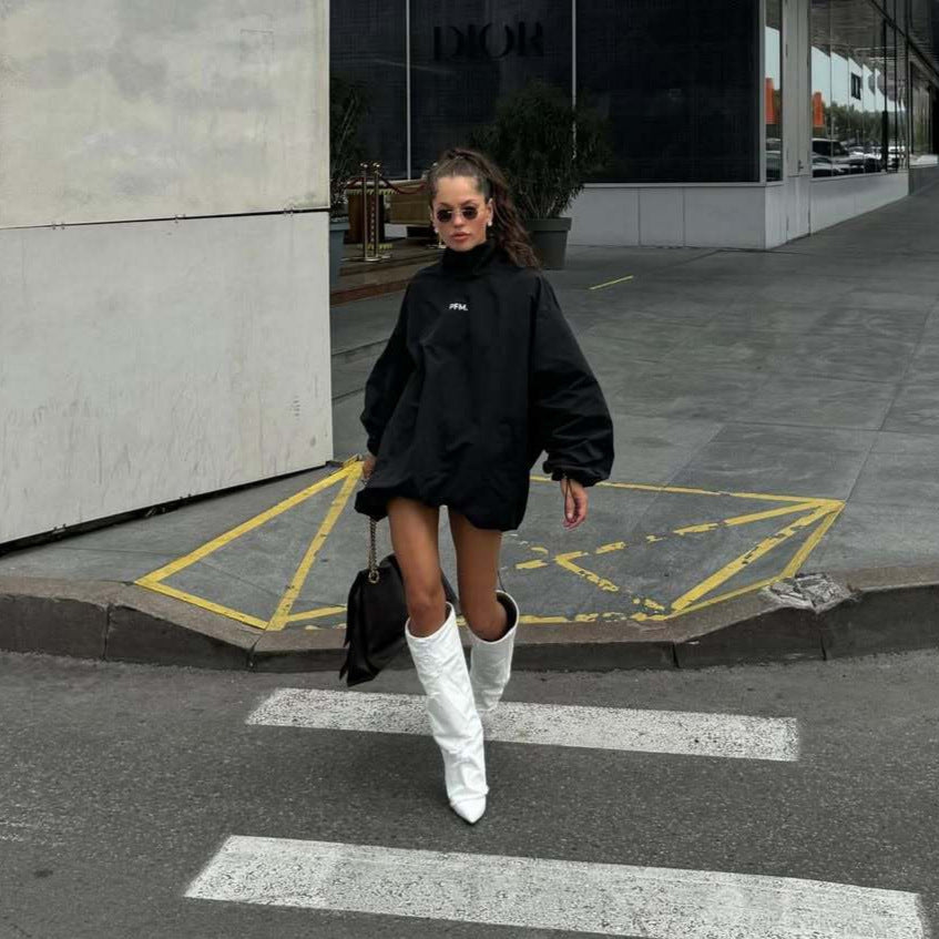 Damer Oversized Hoodie Mirla-Eva Jonsson