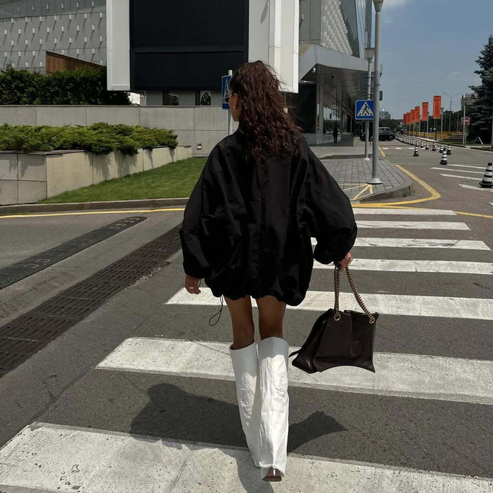 Damer Oversized Hoodie Mirla-Eva Jonsson