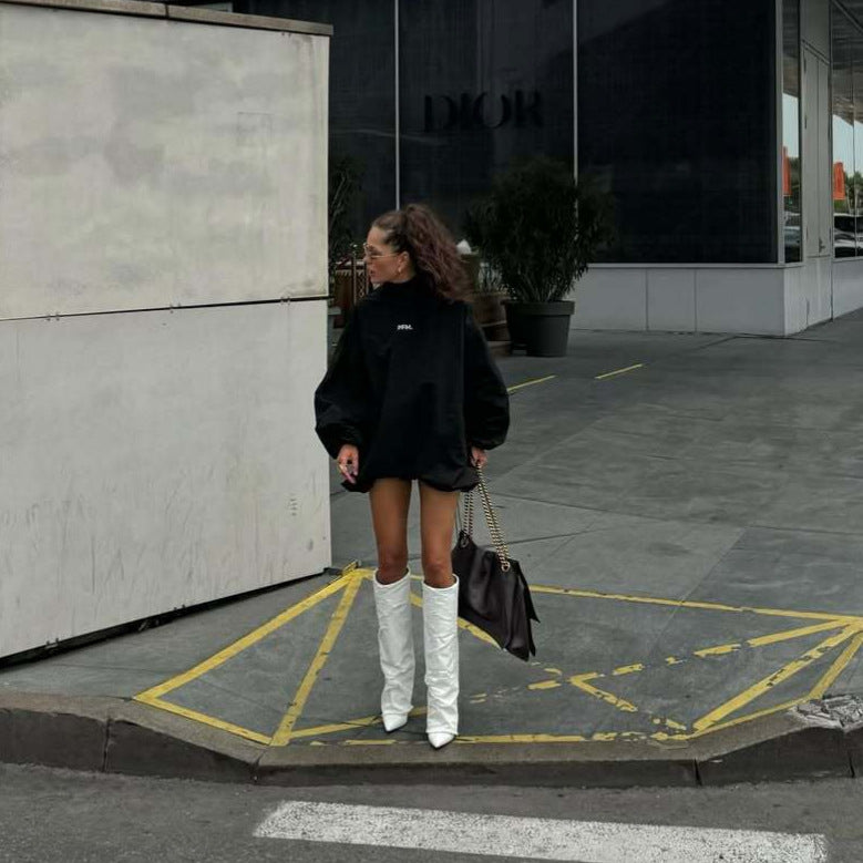 Damer Oversized Hoodie Mirla-Eva Jonsson