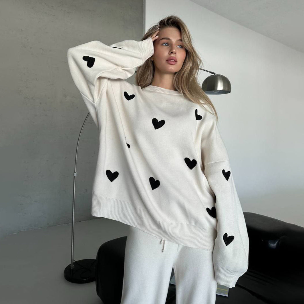 Damer Oversized Hoodie med gulligt design Mirla-Eva Jonsson