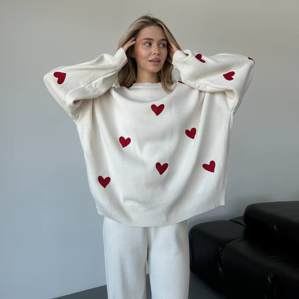 Damer Oversized Hoodie med gulligt design Mirla-Eva Jonsson