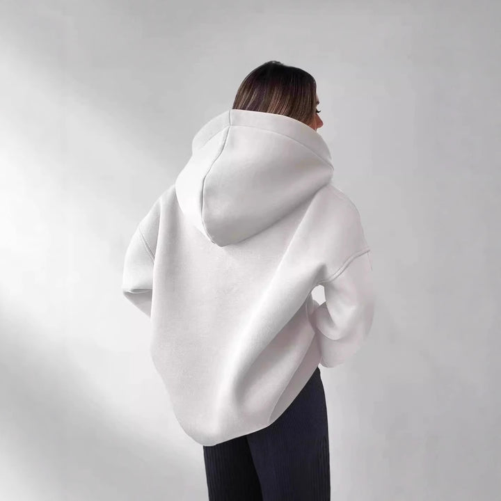 Damer Oversized Hoodie med mjukt fleece-material Mirla-Eva Jonsson