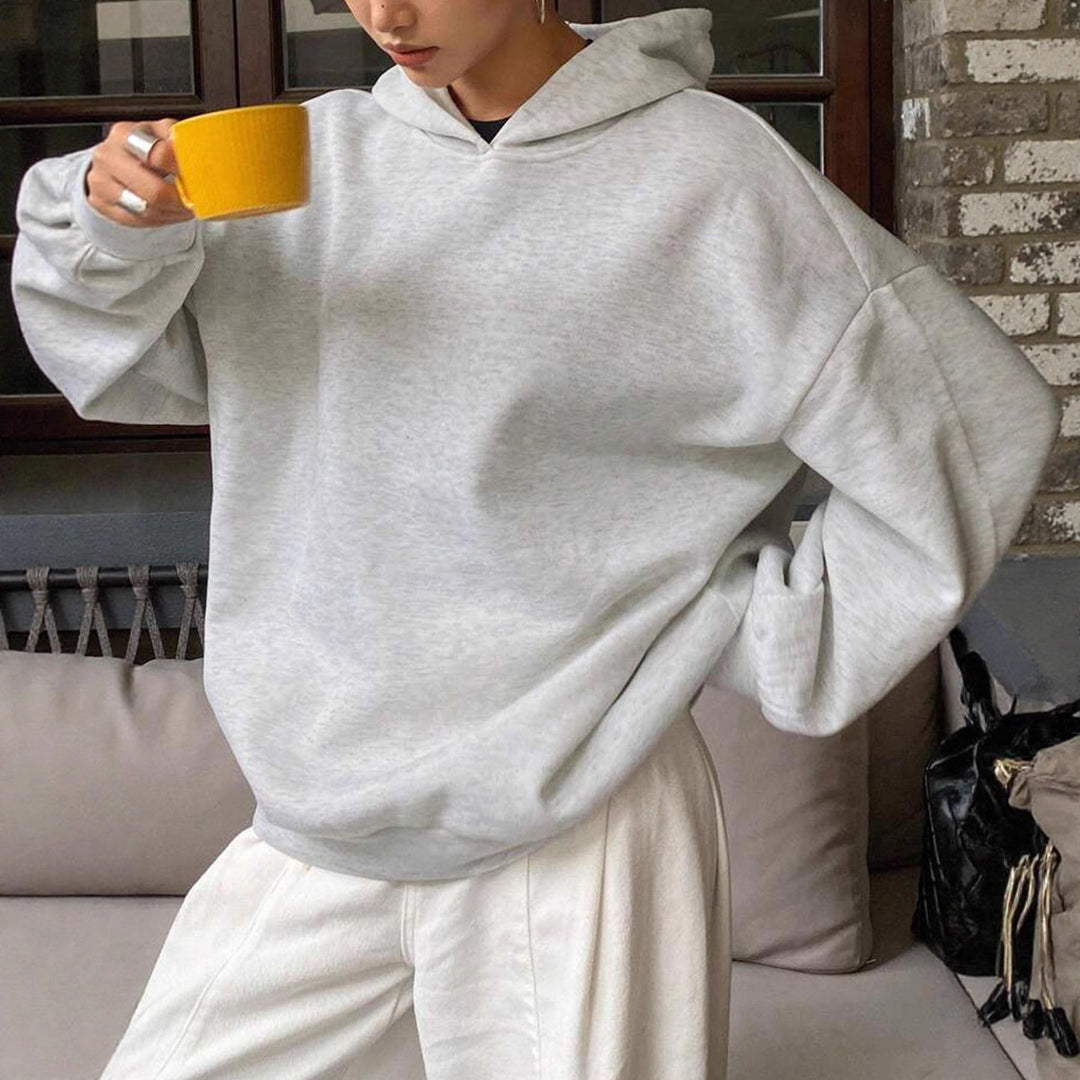 Damer Oversized Hoodie med mjukt material och avslappnad passform Mirla-Eva Jonsson