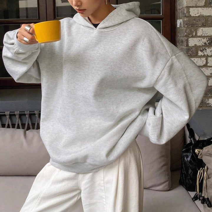 Damer Oversized Hoodie med mjukt material och avslappnad passform Mirla-Eva Jonsson