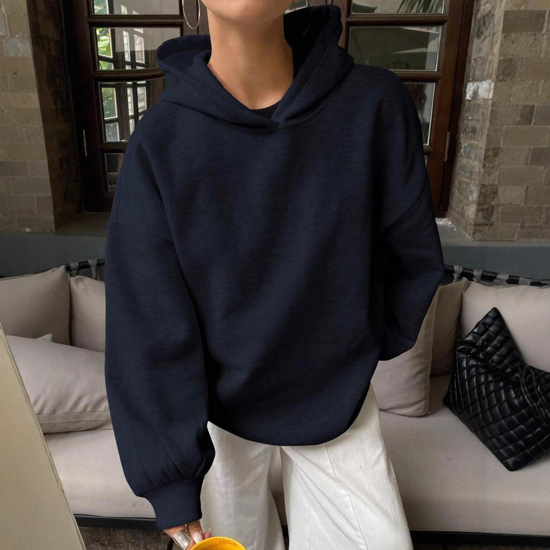 Damer Oversized Hoodie med mjukt material och avslappnad passform Mirla-Eva Jonsson