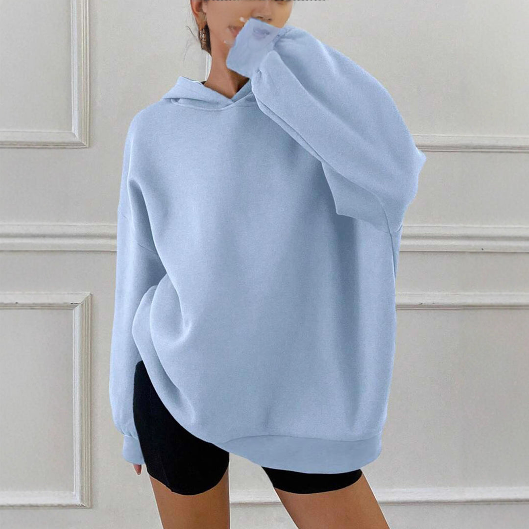 Damer Oversized Hoodie med mjukt material och avslappnad passform Mirla-Eva Jonsson