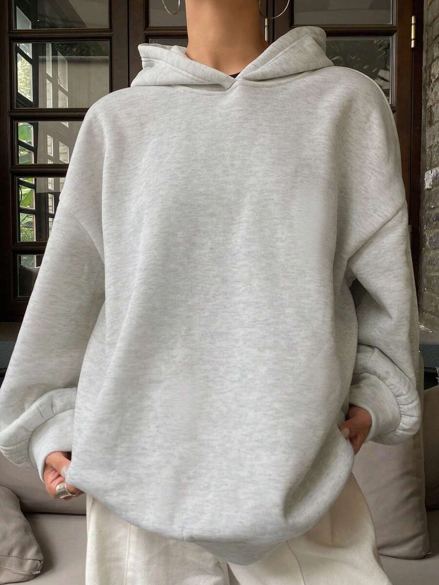 Damer Oversized Hoodie med mjukt material och avslappnad passform Mirla-Eva Jonsson