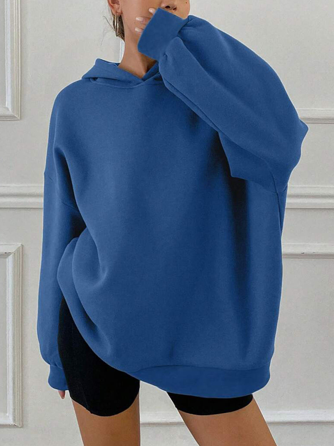 Damer Oversized Hoodie med mjukt material och avslappnad passform Mirla-Eva Jonsson
