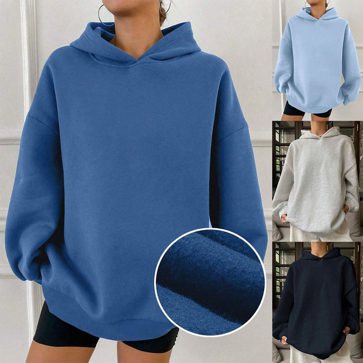 Damer Oversized Hoodie med mjukt material och avslappnad passform Mirla-Eva Jonsson