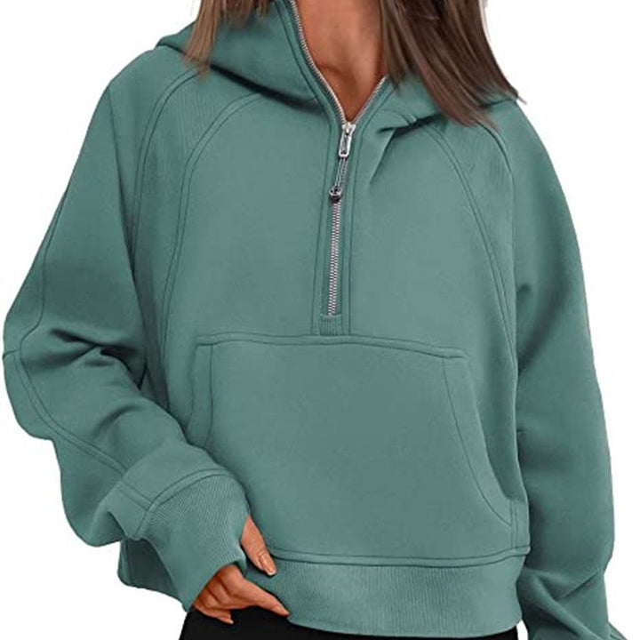 Damer Oversized Hoodie med praktisk känguruficka och dragkedja Mirla-Eva Jonsson