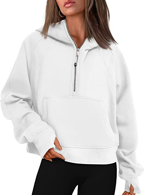 Damer Oversized Hoodie med praktisk känguruficka och dragkedja Mirla-Eva Jonsson
