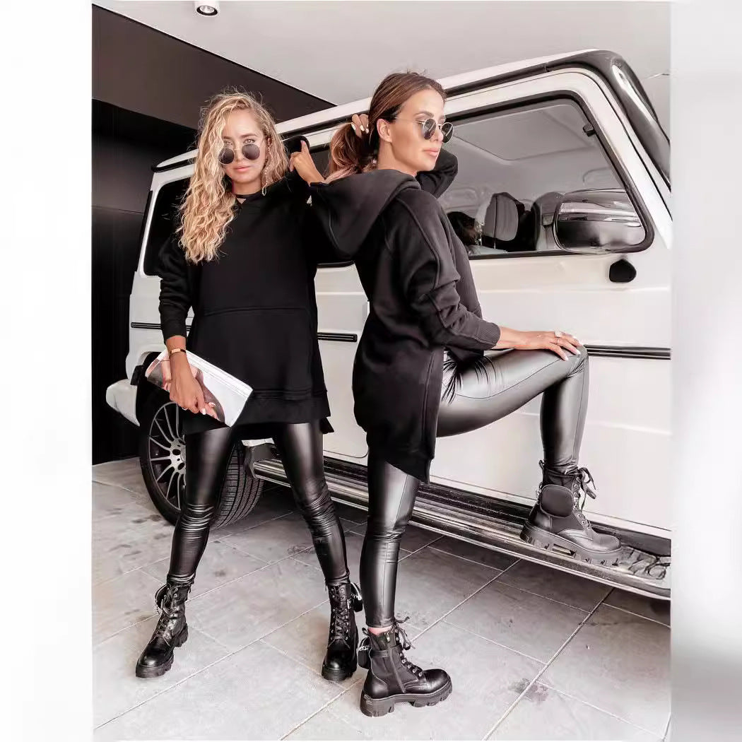 Damer Oversized Hoodie med sidofickor Mirla-Eva Jonsson
