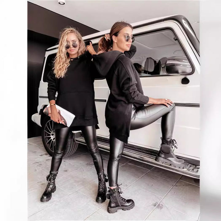 Damer Oversized Hoodie med sidofickor Mirla-Eva Jonsson