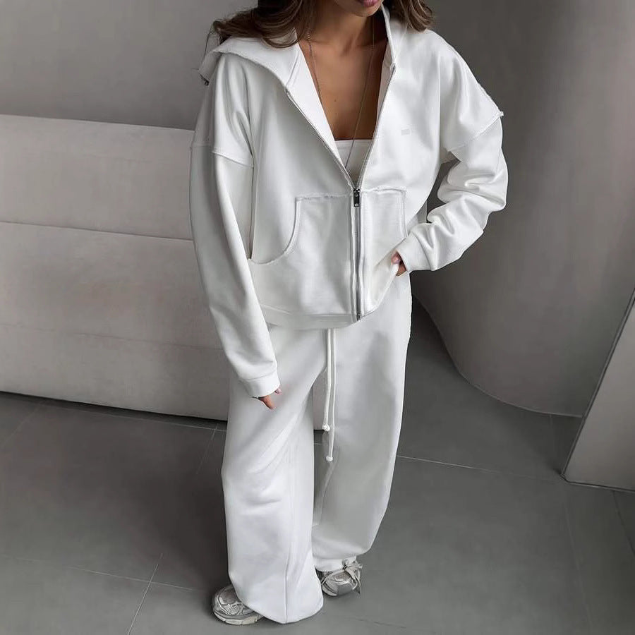 Damer Oversized Hoodie och avslappnade fritidsbyxor Eva Jonsson-Eva Jonsson