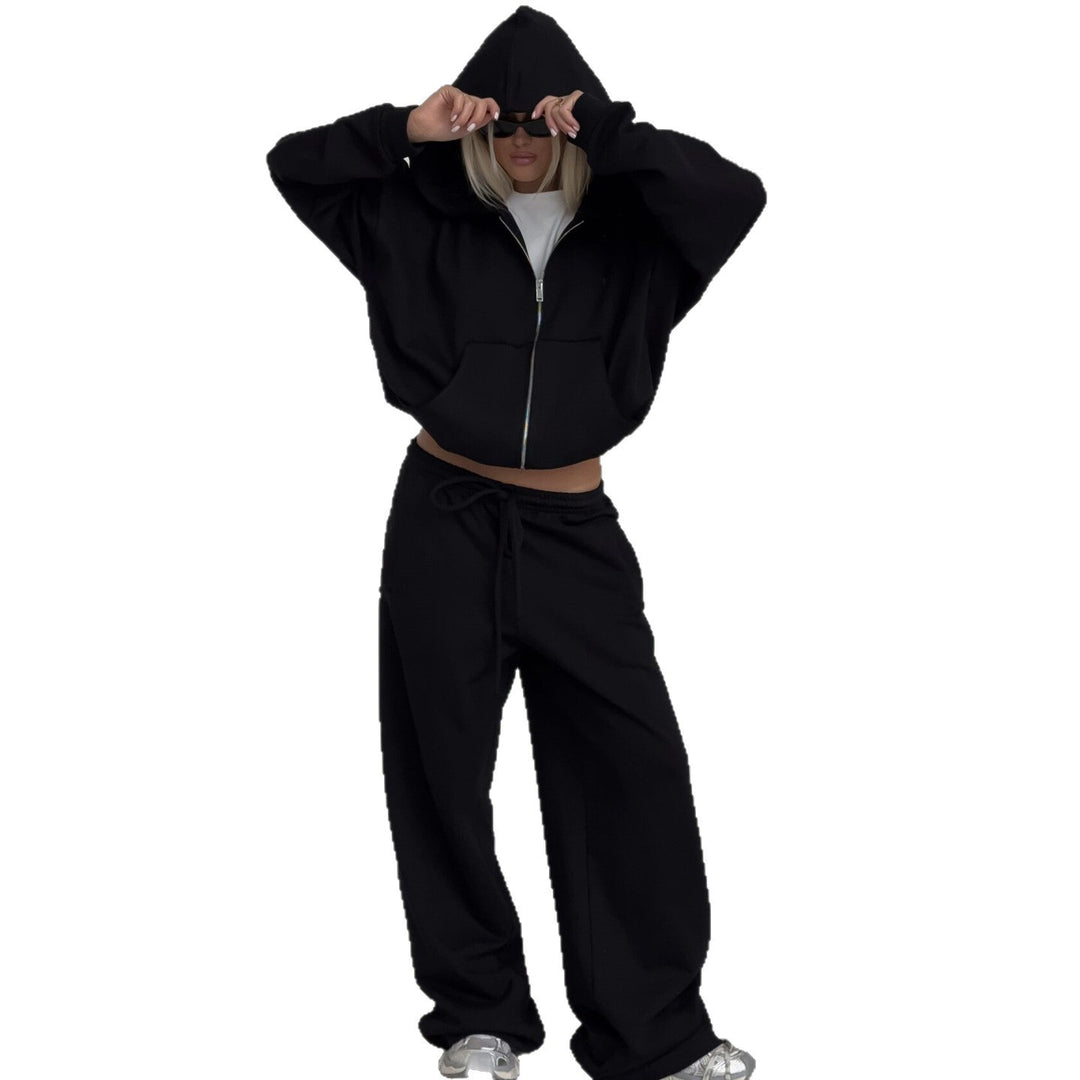 Damer Oversized Hoodie och avslappnade fritidsbyxor Eva Jonsson-Eva Jonsson