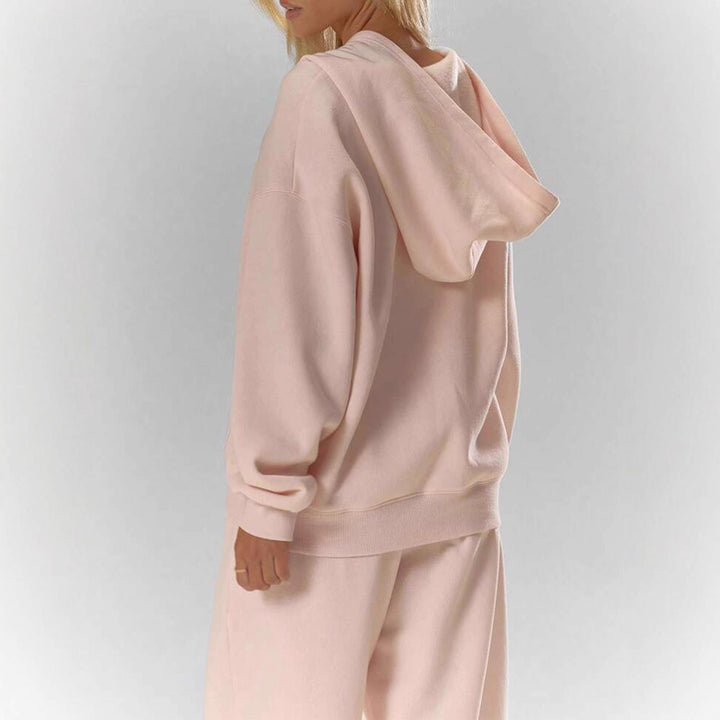 Damer Oversized Hoodie och vid Joggingbyxor Set Mirla-Eva Jonsson